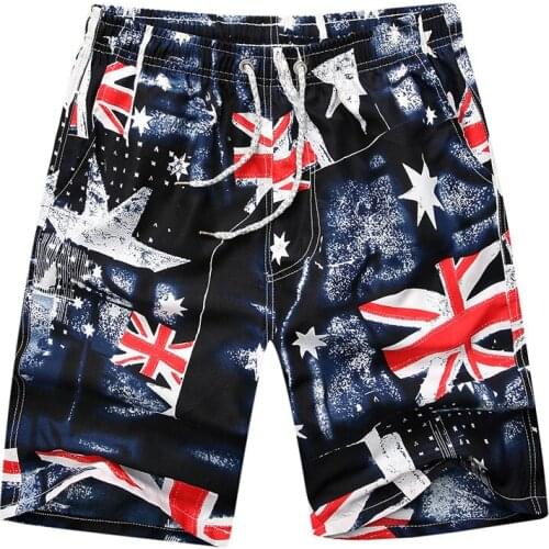 Summer Style 2020 Men Shorts Beach Short Breathable Quick Dry Loose Casual Hawaii Printing Shorts Man