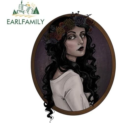 EARLFAMILY 13cm x 9.8cm for Classics Car Sticker Auto Decal DIY Scratch-proof Window Trunk Decoration Suitable for VAN SUV