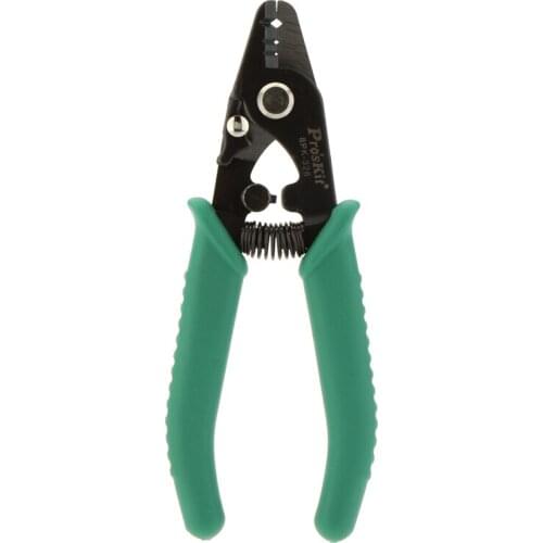 Wholesaler Proskit 8PK-326 clamp Fiber Stripping Pliers 8PK-326 Tri-Hole Fiber Optic Stripper 8PK-326 FTTH FIber Wire stripper