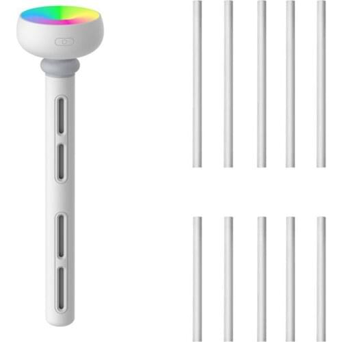 Portable Air Humidifier With Neon Light,Doughnut Mute Spray,For Mineral Water Bottle-For Office,Kids Bedroom&Home