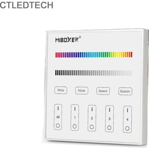 All New X4 RGBW DMX512 Touch Panel DMX512 RGBW Color Controller RGBW DMX512 Mster Panel 4 Zones Wall Control