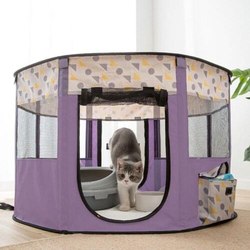 Foldable Pet Bed Tent Cat Cama Gato for Pets Dog House for Large Dogs Closed Multi Function Cat Delivery Room Pet Kennel Product