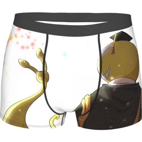 Koro Sensei Goodbye Assassination Classroom Anime Underpants Homme Panties Male Underwear Ventilate Shorts Boxer Briefs