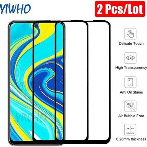 2 Pcs Screen Protector For Xiaomi Redmi Note 9 Pro Max Protective Glass On The Xiomi Redmi Note 9S S Note9S Tempered Glas Film