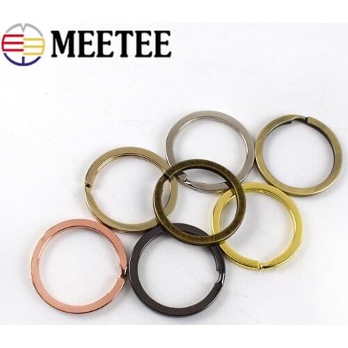 10/50pcs 25mm Metal O Ring Buckles for Keychain DIY Bag Leather Hook Garment Hardware Crafts Accessory H2-2