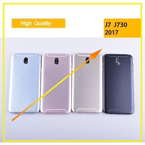 10pcs/lot Battery Cover Housing For Samsung Galaxy J7 2017 J7 Pro J730 J730F Back Cover Case Rear Door Blue Black Pink Gold