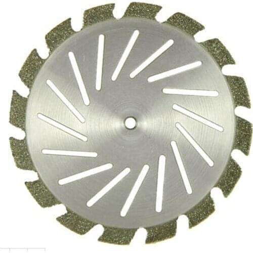 10 Pieces/Lot Dental Diamond Cutting Disc Wheels Miniature Perforated For Carving Polishing Ceramics Gold Steel