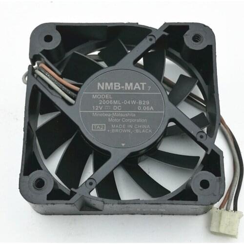 2006ml-04w-b29 5015 12V 0.06A 5CM 5CM 3-Wire Projector Fan 6months Warranty