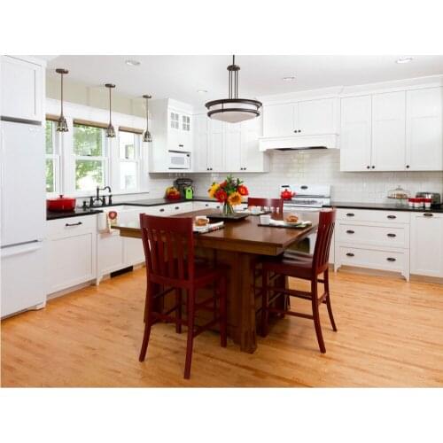 2017 plywood carcase solid wood modular kitchen cabinets furniture new style suppliers China hot sales