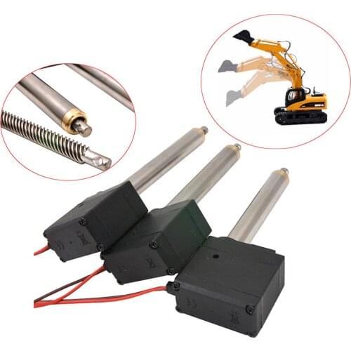 3PCS /Set Upgraded Metal Strength Screw Rob Main Arm Second Arm Bucket Arm Driving Rod With Servo For Huina 1550/55 RC Excavator