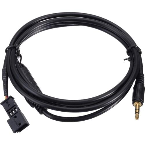 Car Styling 3 Pin 3.5mm AUX Adapter Audio Cable NAVI MP3 CD Adapter Wire Fit For BMW BM54 E39 E38 E46 E53 X5