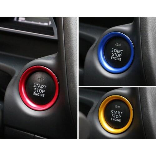 Car Styling Car Engine Start Stop Ring Trim Decorative Interior Cover for Mazda CX-4 CX-5 Atenza Axela Car Accessories
