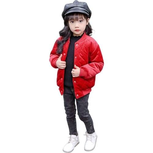 Childrens Girls' Jackets Winter Childrens Jackets Kids Winter Clothes Sports Coats Baby Clothes Baseball Uniforms Leisure 2021
