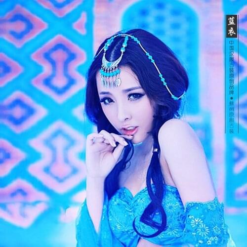 Lanyi 2014 New Sexy Aesthetic Photography Costume Exotic Womens Costume Blue Costume