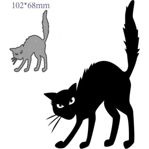 Metal Cutting Dies Cut Mold Animal cat Decoration Scrapbook Paper Craft Knife Mould Blade Punch Stencils