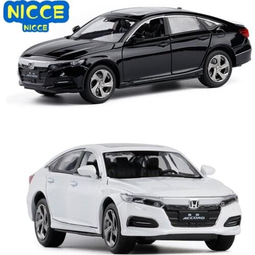 Nicce 1:32 3 Colors Alloy Pull Back Car Models High Simulation Metal Diecasts Pull Back With Light Musical V027