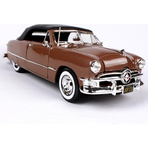 Simulation 1:18 1949 Ford Convertible Metal Alloy Model Car,Premium Collection&Gift Classic Car Model Decoration,Free Shipping