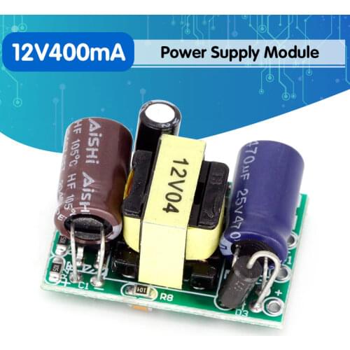 12V400mA (5W) switching power supply module / LED voltage regulator module / AC DC step-down buck module