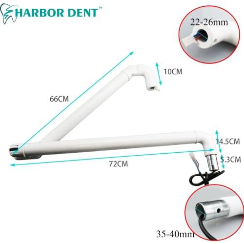New Dental Lamp Arm Dental Chair Unit Oral Light Arm Aluminuml For Dental Post Dental Equipment