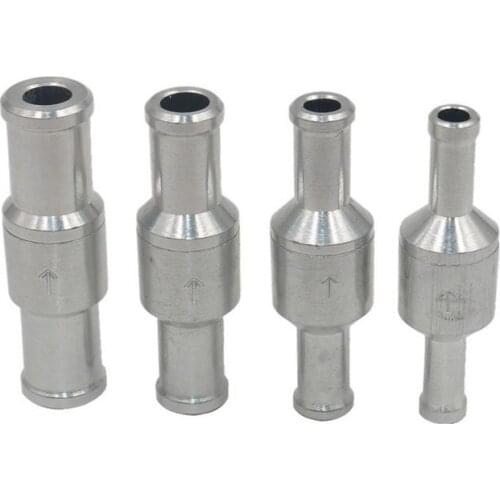 1Pcs 6/8/10/12mm Aluminium Alloy Fuel Non Return Check Valve One Way Fit For Carburettor 2019 New Product