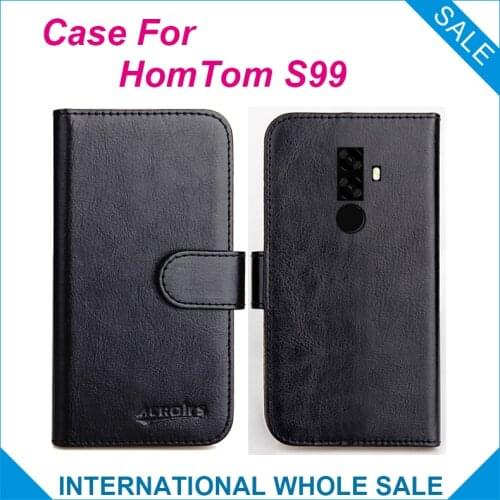 Original! HomTom S99 Case ,6 Colors High Quality Leather Exclusive Case For HomTom S99 Cover Phone Bag Tracking
