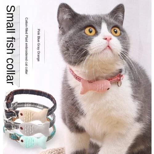 Pet Collar Cartoon Cute Fish Cat Collar Super Cute Cat Accessories Cat Collar Supplies
