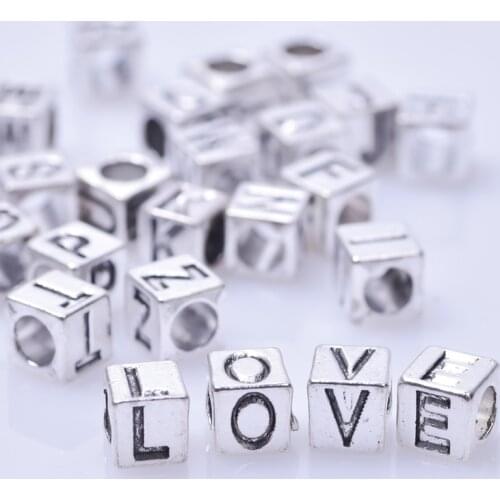 26Pcs/Lot Mix Styles Metal A-Z English Alphabet Initial Letter Charms Handmade Pendant For Bracelet Necklaces Jewelry Making Diy