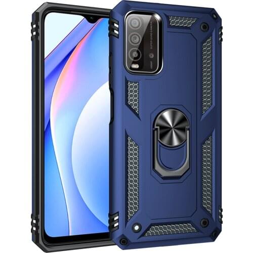Rugged Armor TPU Bumper Ring Stand Fundas Cover for Xiaomi Redmi9T Redmi9 Redmi 9T 9 Power 9power Case Coque Shockproof Shell