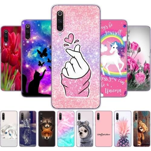 For Xiaomi mi 9 Case Silicon Soft TPU Back Phone Cover For Xiaomi Mi9 Xiaomi 9 SE Case etui Full 360 Protective Coque Bumper