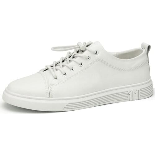 Fashion Mens Leather Shoes Italian Elegant Work Casual Flats Spring Male Dress Skate Shoes White Moccasins Oxford Shoes Men