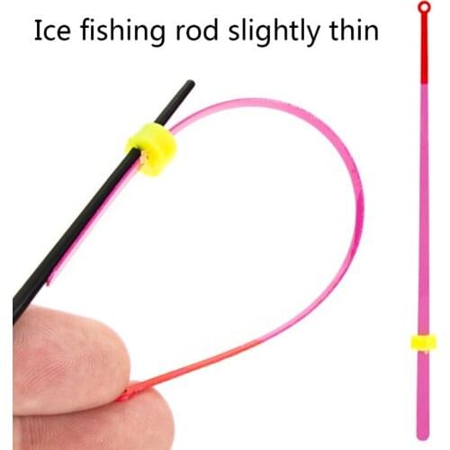 5 Pcs 12-20cm Mini ABS Flakes Extension Rod Outdoor Winter Ice Fishing Rod Parts Portable Fish Trackle Accessories