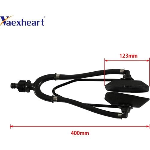 Universal Dual Water Feed Rectangular Muff Motor Flusher for Boats