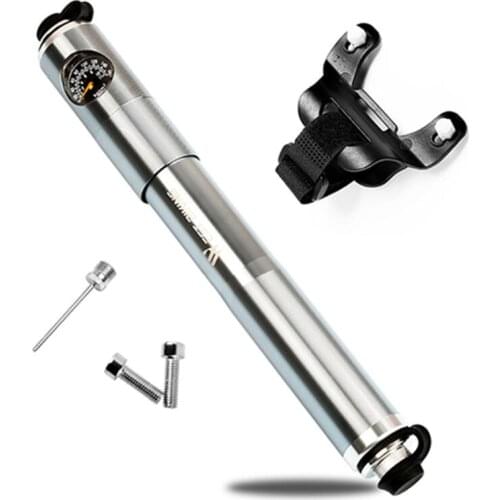 Mini Bicycle High Pressure Pump Aluminum Alloy Tire Ball Inflator Accessories NEW