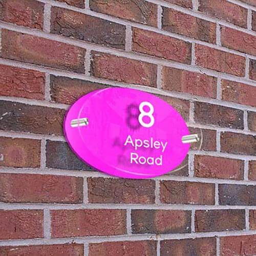 House number Acrylic Glass Effect Door Numbers Plaques Road Name Signs Plastic Walls Plates Custom Address plaques apartment