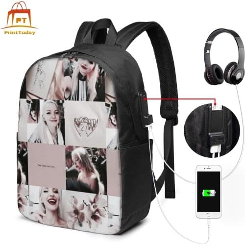 Dove Cameron Backpack Dove Cameron Backpacks Shopper Trendy Bag Men - Women Multi Function High quality Bags