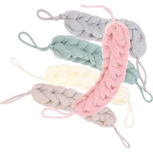 1pcs Bath Shower Body Exfoliate Puff Bath Sponge Scrub Mesh Net Ball Massage Ball Back Scrubber Soft On The Skin