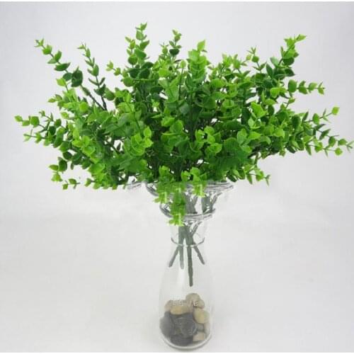1Pc Fake Leaf Foliage Bush Indoor Outdoor Artificial Plant Office Garden Decor Grass Decoration Accessories