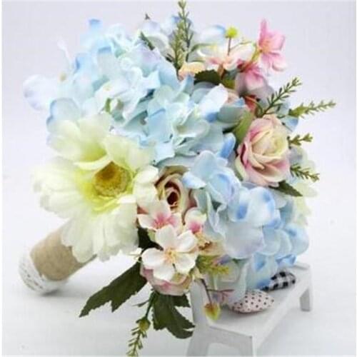 2021 Artificial Foam Flowers Foam Roses For Wedding Arrangement Bridal Bouquet Hot Red Wedding Bouquets