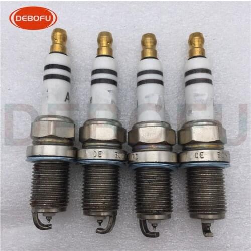 4pcs/lot high Quality FR6KPP332S 06H905611 spark plugs For Audi A3 A4 A5 V W Eos Beetle 0241245670