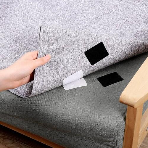 5pcs/set Multi-purpose Non-marking Back Rubber Sofa Holder Sheet Mat Non-slip Double-sided Carpet Gripping Stickers Magic Tape
