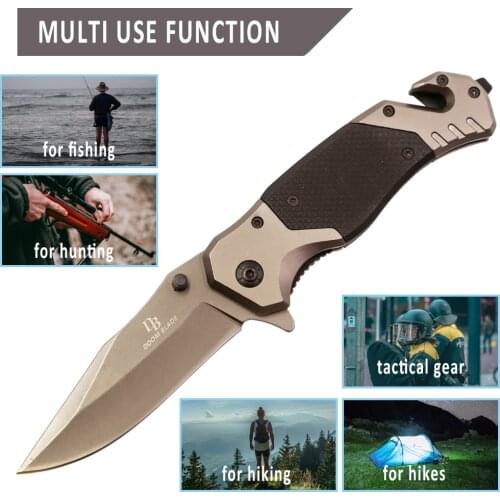 5Cr15Mov tactical folding knife, outdoor tools, wild survival knife, mountain camping carry pocket knife