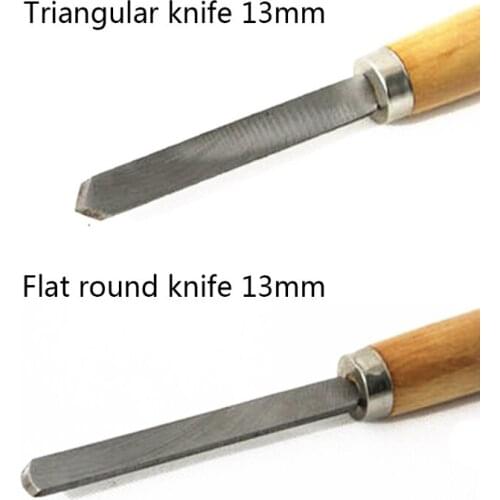 8pcs Wood Carving Knife Lathe Chisel Set Turning Tools Woodworking Gouge Skew G32A