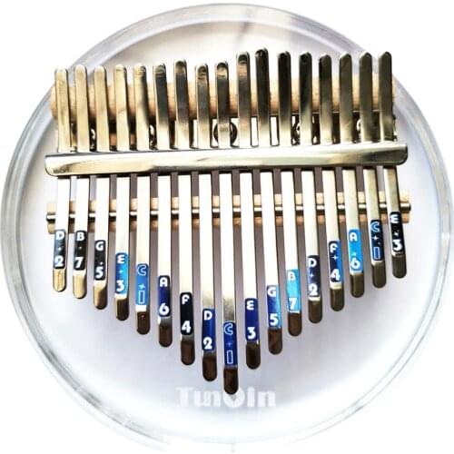 Acylic 17 Keys African Musical Instrument Kalimba Thumb Piano