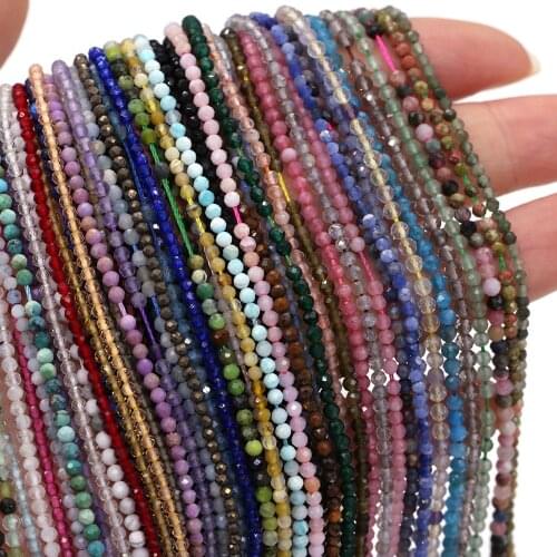 High Quality Natural Stone Beads Section Punch Loose Beads For Jewelry Making DIY Necklace Bracelet Earrings Ring Accessory
