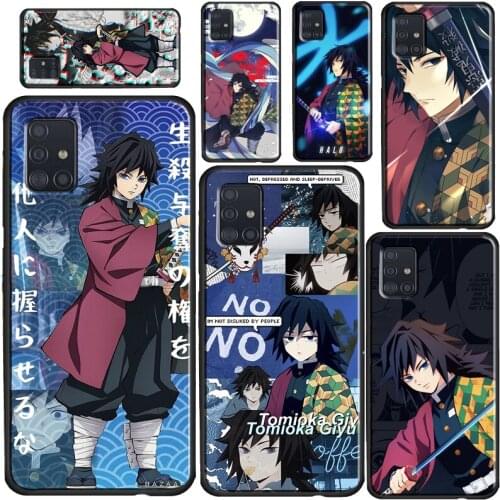 Giyu Tomioka Kimetsu no Yaiba Phone Case For Samsung A71 A51 A41 A31 A11 A12 A32 A52 A72 A20e A21S A02S A10 A40 A50 A70