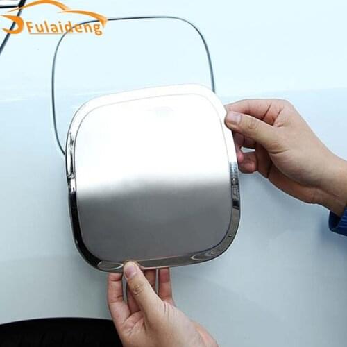 For Honda Accord 2014 2015 2016 2017 stainless steel Gas Cap Fuel Tank Moulding Cover trim Car Accessories