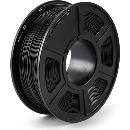 PETG Black 1.75mm 3D Printer Filament 1kg/2.2lbs Plastic Material for FDM 3D Printer