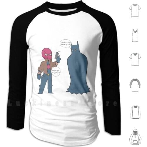 Gun Jokes Hoodie Long Sleeve Red Hood Bat Man Jason Todd