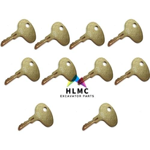 2PCS 12343 Ignition Key for Mitsubishi Kubota International CAT Forklift Dozer