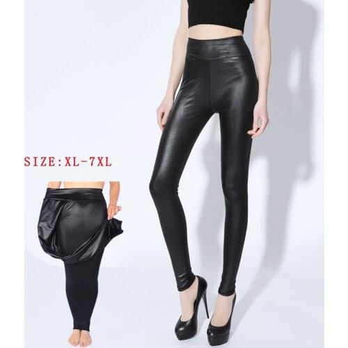 Spring New Fashion Sexy Women Leggings Femme High Waist Black Woman Pants Plus Size 7XL Pantalons Mujer Push Up Trousers Female